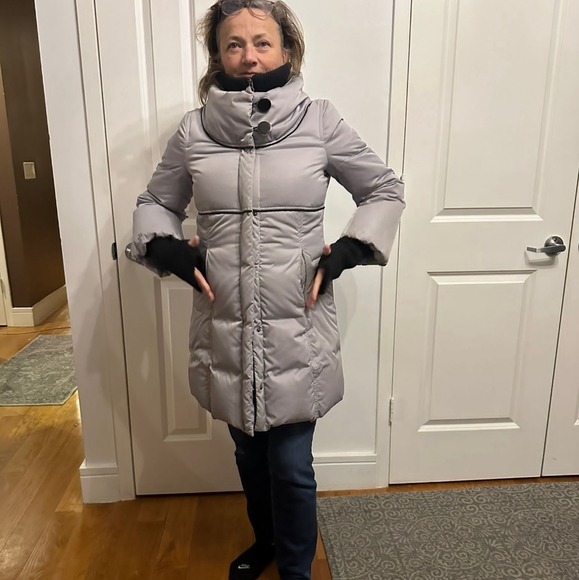 Puffer Down Gray Coat Soia & Kyo M - Picture 9 of 9